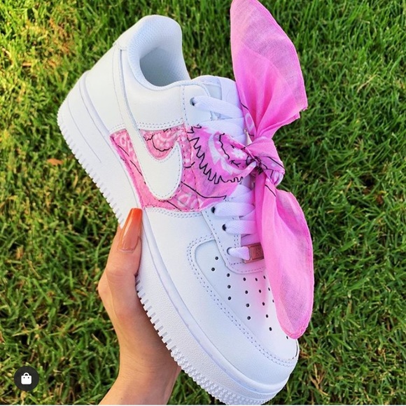 Nike | Shoes | Pink Bandana Air Force S 